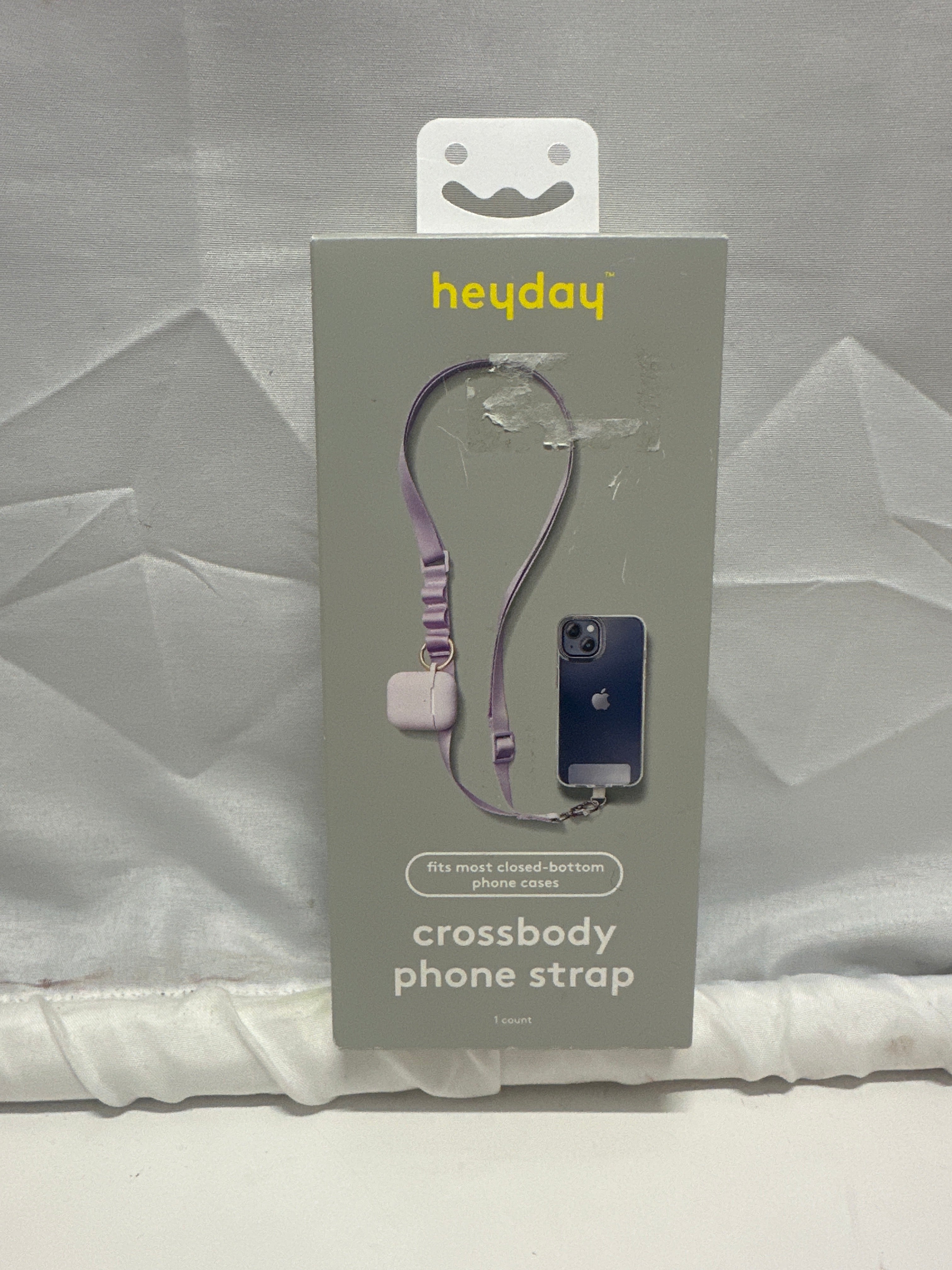 heyday Crossbody Phone Strap Soft Purple Adjustable Phone Lanyard