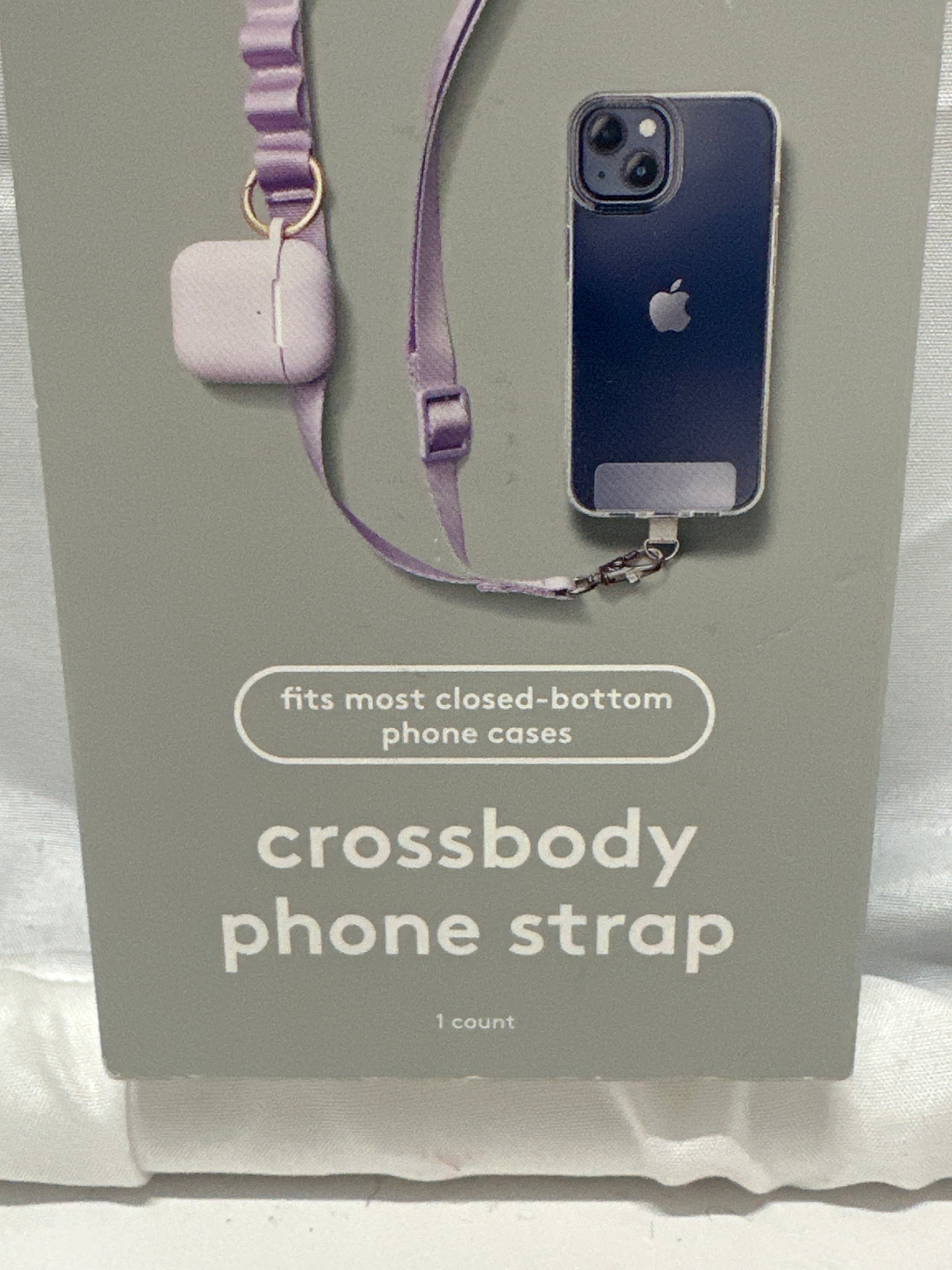 heyday Crossbody Phone Strap Soft Purple Adjustable Phone Lanyard
