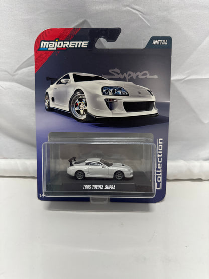 Majorette 1995 Toyota Supra White 1:64 Collector Series Diecast Car