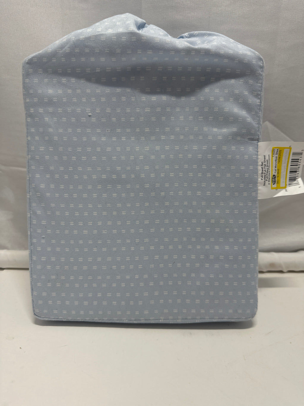 Room Essentials Full Microfiber Sheet Set Blue Dash 4 Piece Bedding Full