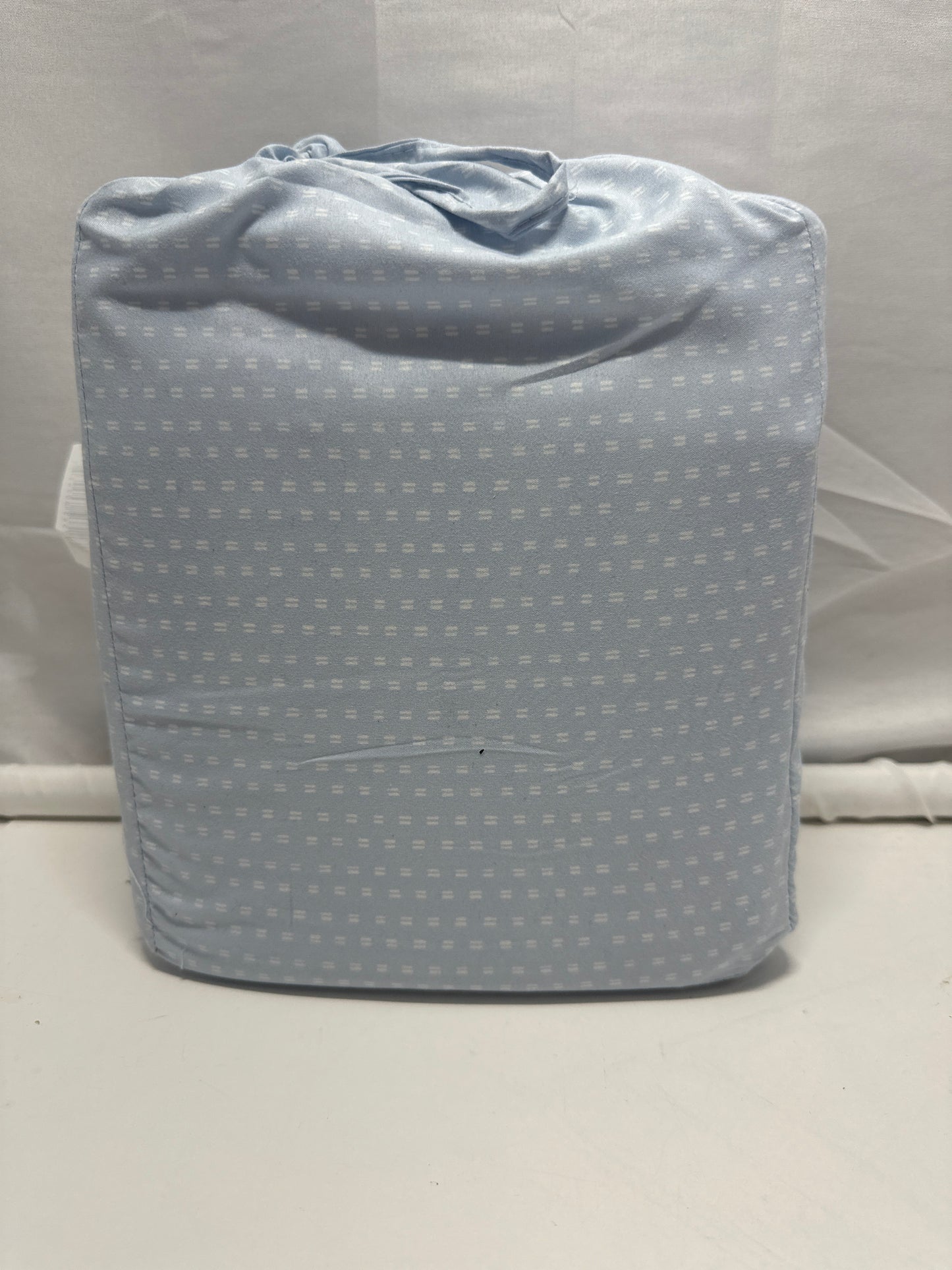 Room Essentials Full Microfiber Sheet Set Blue Dash 4 Piece Bedding Full