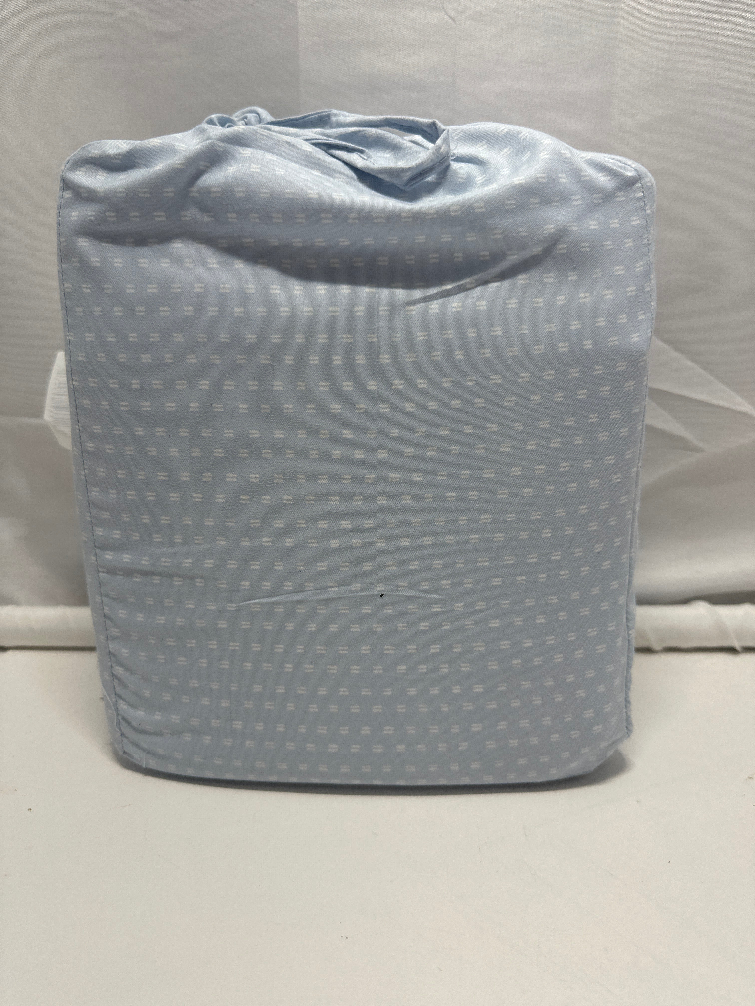 Room Essentials Full Microfiber Sheet Set Blue Dash 4 Piece Bedding Full