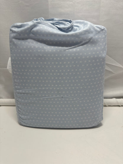 Room Essentials Full Microfiber Sheet Set Blue Dash 4 Piece Bedding Full