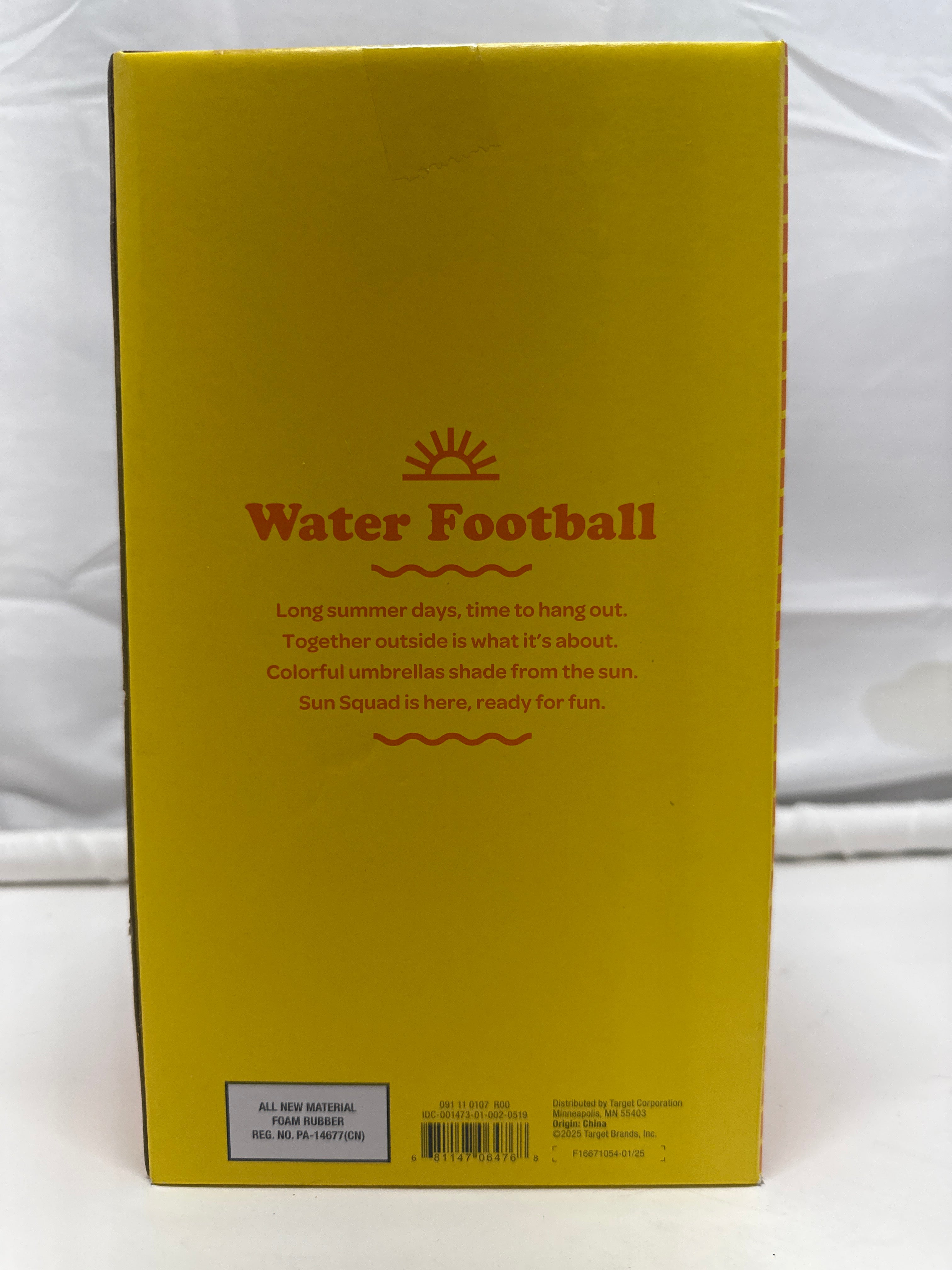 Sun Squad Tropical Waterproof Water Football Pool Beach Game Ages 5+