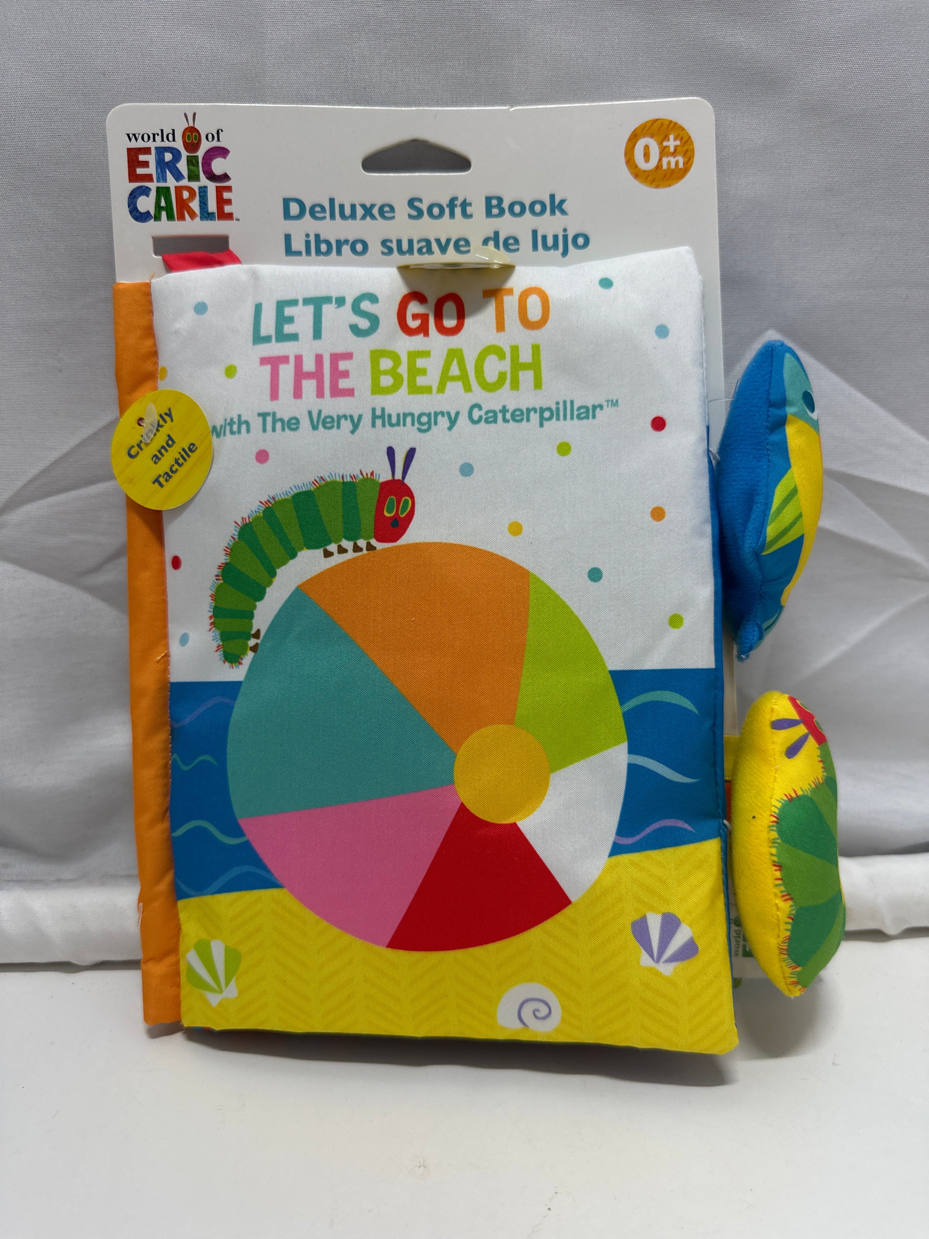 World of Eric Carle Let's Go To The Beach Deluxe Soft Book Very Hungry Caterpillar