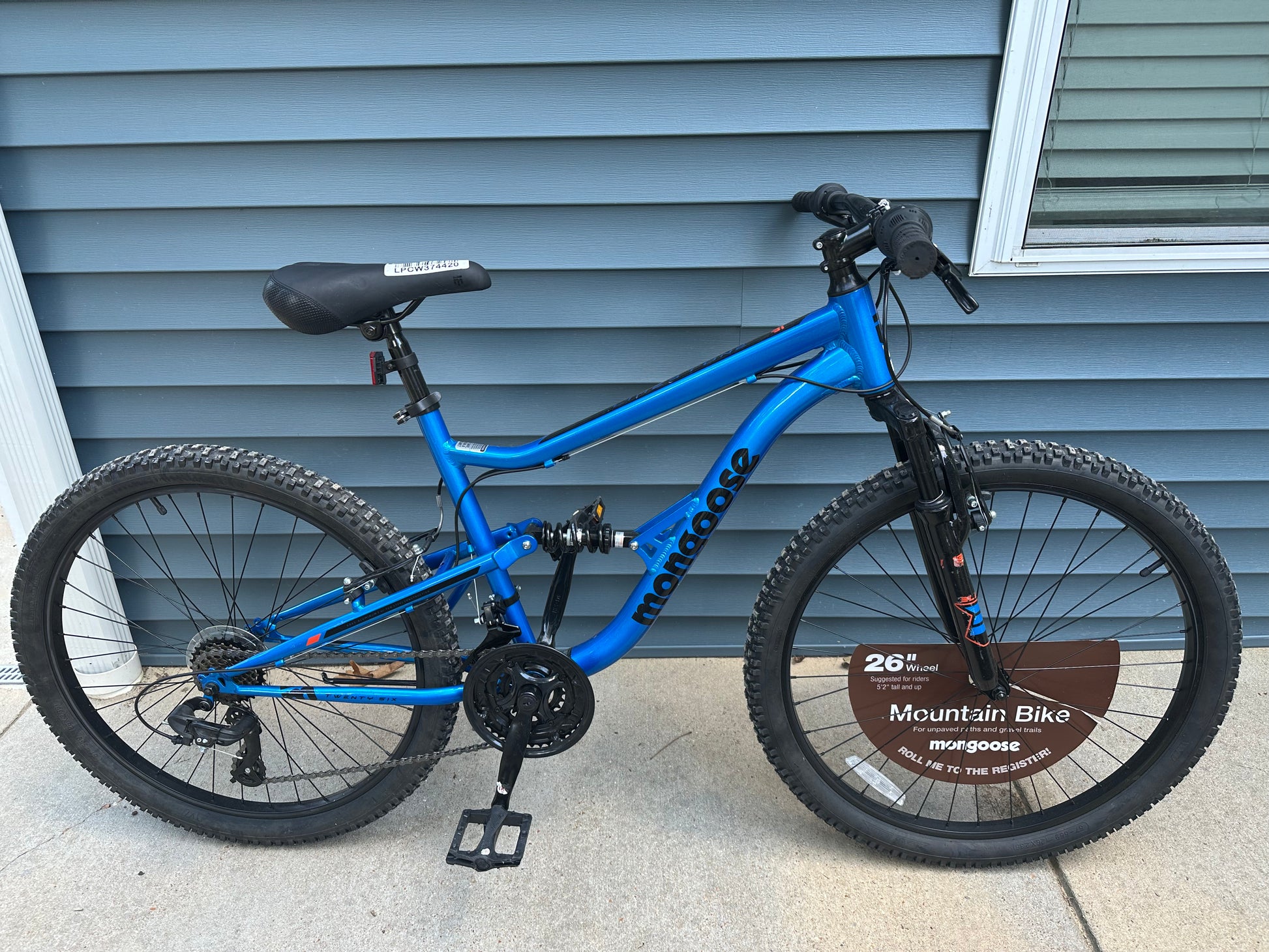 Mongoose Limestone 26 Men's Mountain Bike - Blue r8286tg