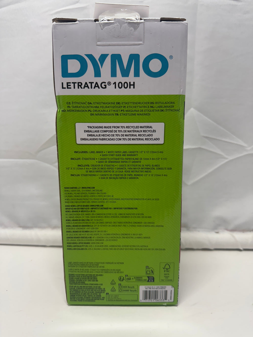 DYMO LetraTag 100H Label Maker Pink