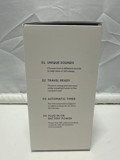 Sharper Image Sound Soother Revo White Noise Machine 6 Sounds Sleep Timer