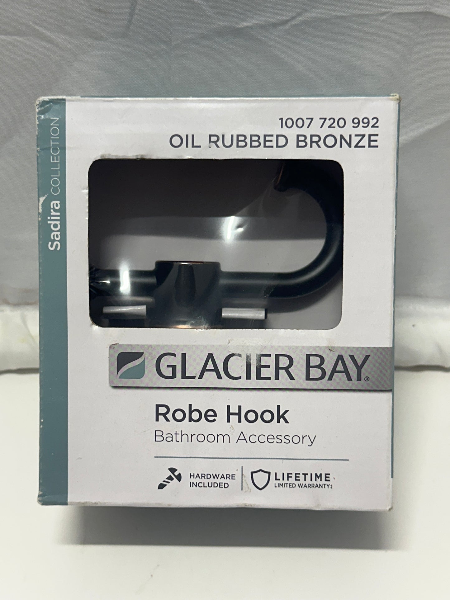 Glacier Bay Sadira Robe Hook Oil Rubbed Bronze Bathroom Wall Mount Hook