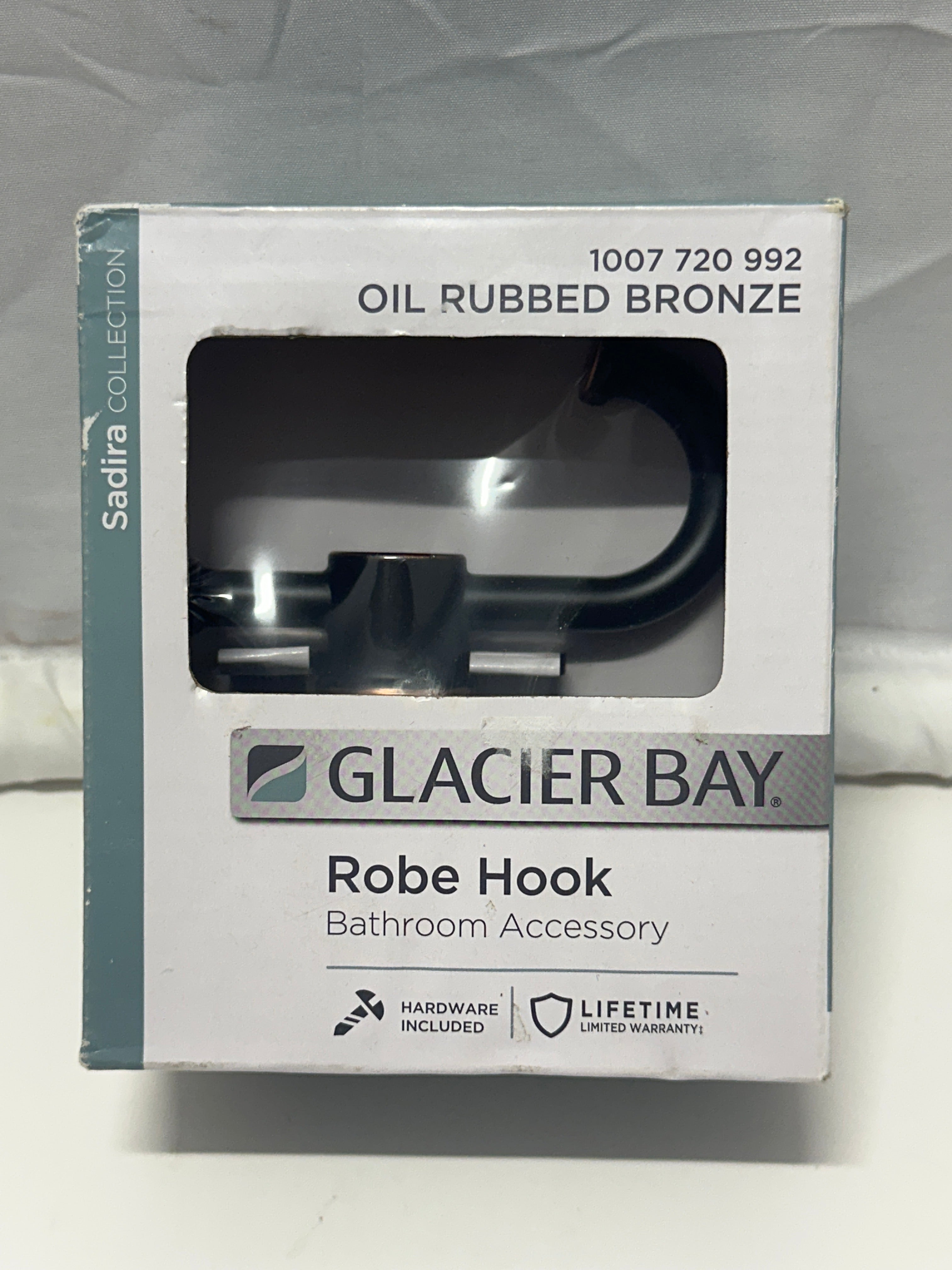 Glacier Bay Sadira Robe Hook Oil Rubbed Bronze Bathroom Wall Mount Hook
