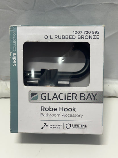 Glacier Bay Sadira Robe Hook Oil Rubbed Bronze Bathroom Wall Mount Hook