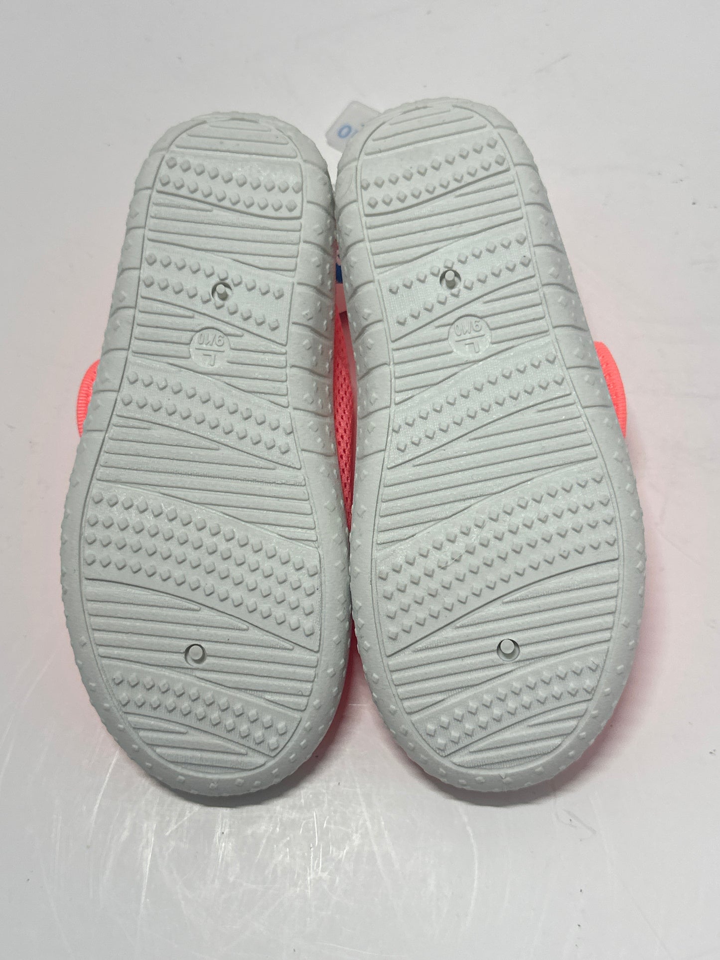 Cat & Jack Girls Pink Water Shoes Hook Loop Closure Size 9/10 Large