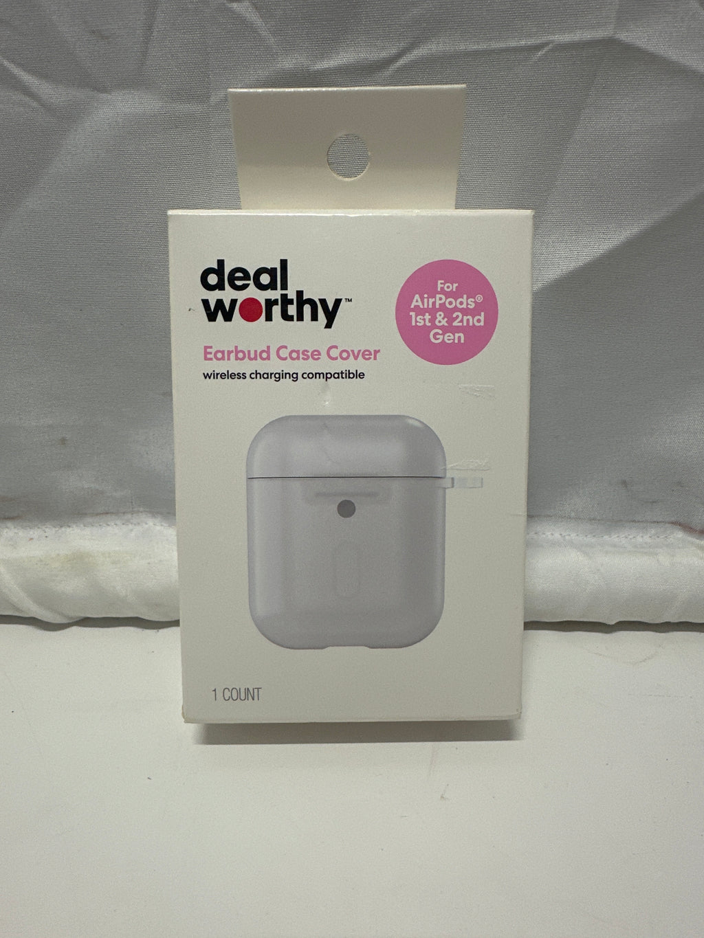 Dealworthy AirPods Case Cover (1st & 2nd Gen) Clear