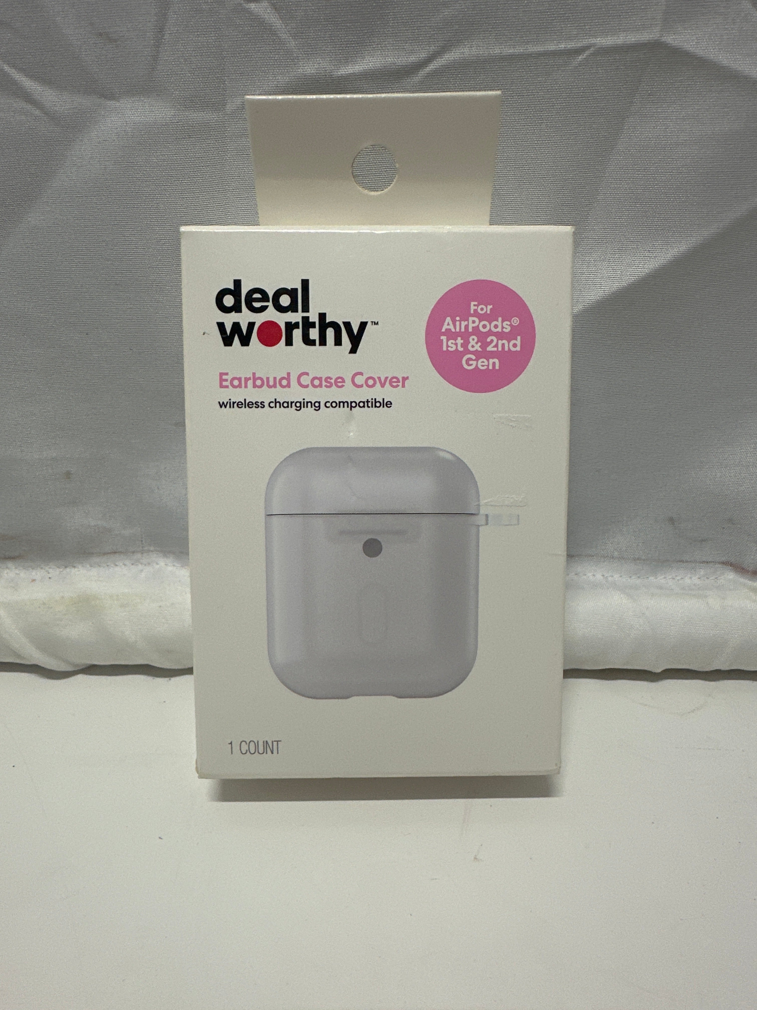 Dealworthy AirPods Case Cover (1st & 2nd Gen) Clear