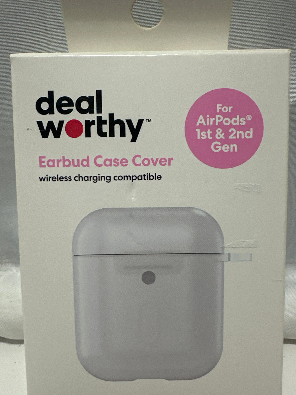 Dealworthy AirPods Case Cover (1st & 2nd Gen) Clear