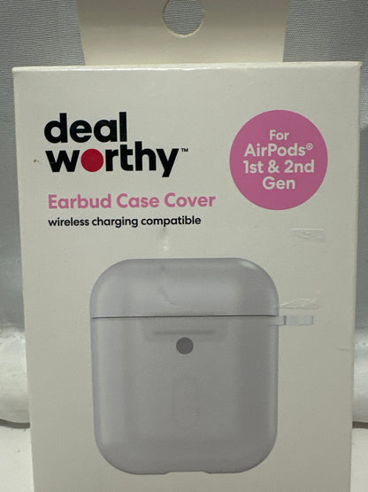 Dealworthy AirPods Case Cover (1st & 2nd Gen) Clear