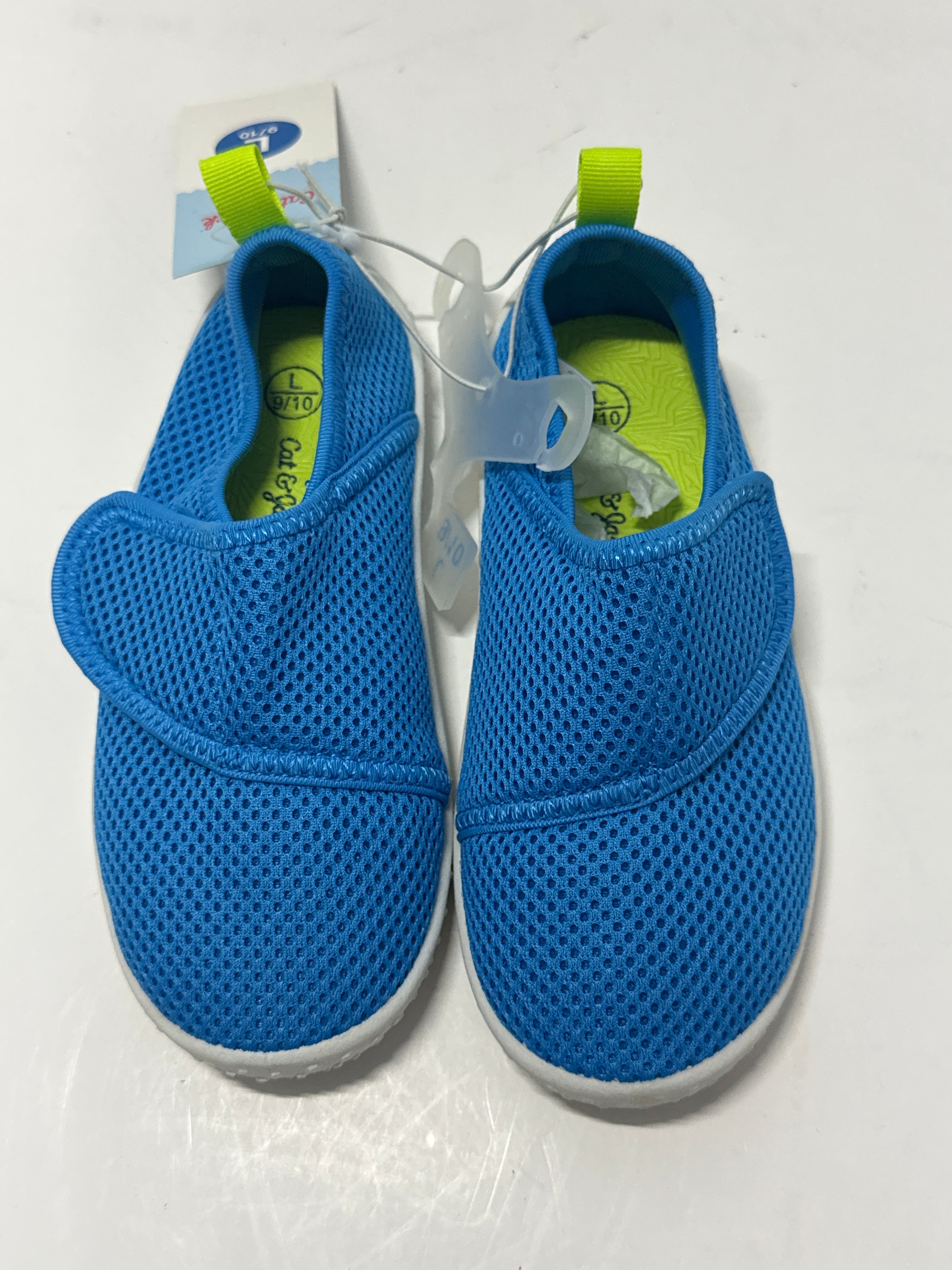 Cat & Jack Toddler Water Shoes Blue Size L 9/10 Lightweight Slip On