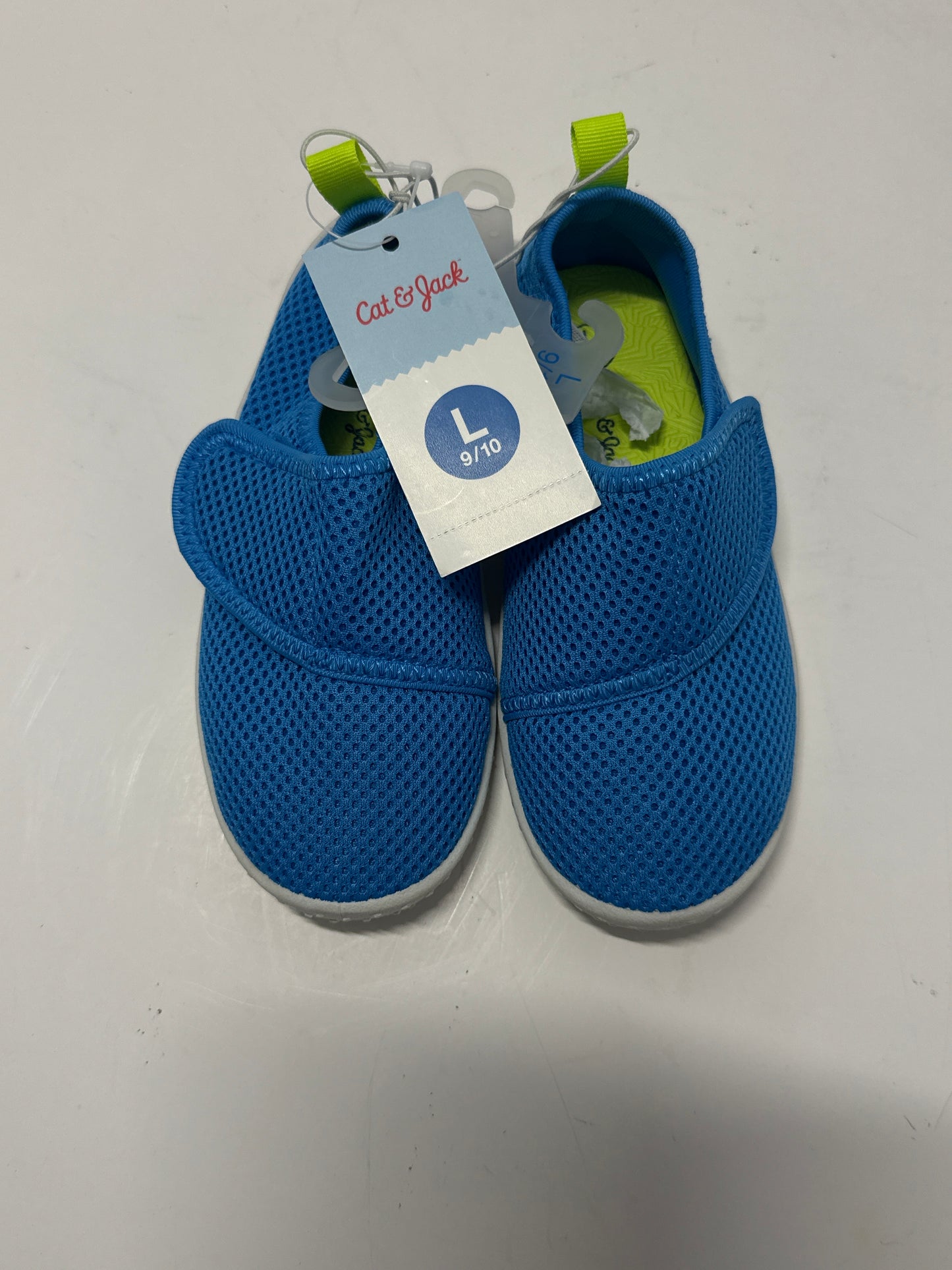 Cat & Jack Toddler Water Shoes Blue Size L 9/10 Lightweight Slip On