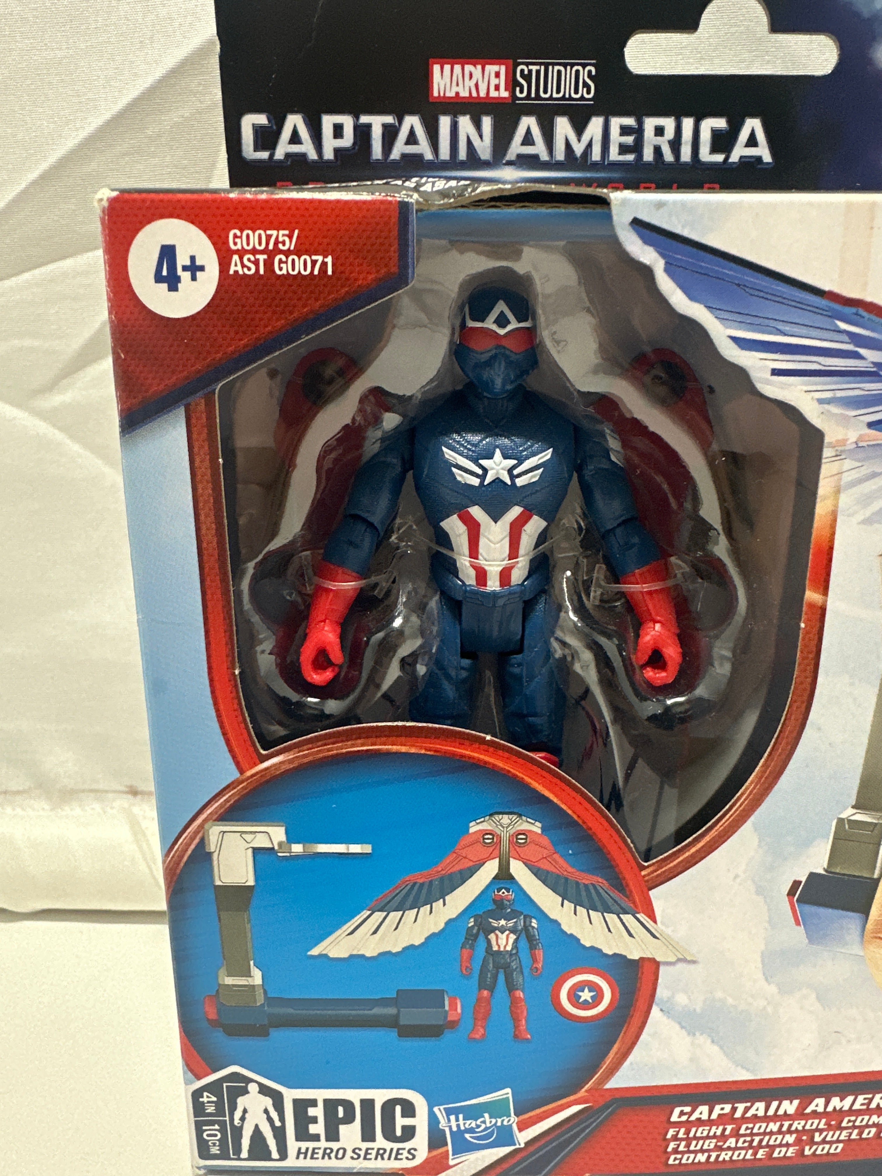 Marvel Captain America Brave New World Flight Control Figure Hasbro Epic Series