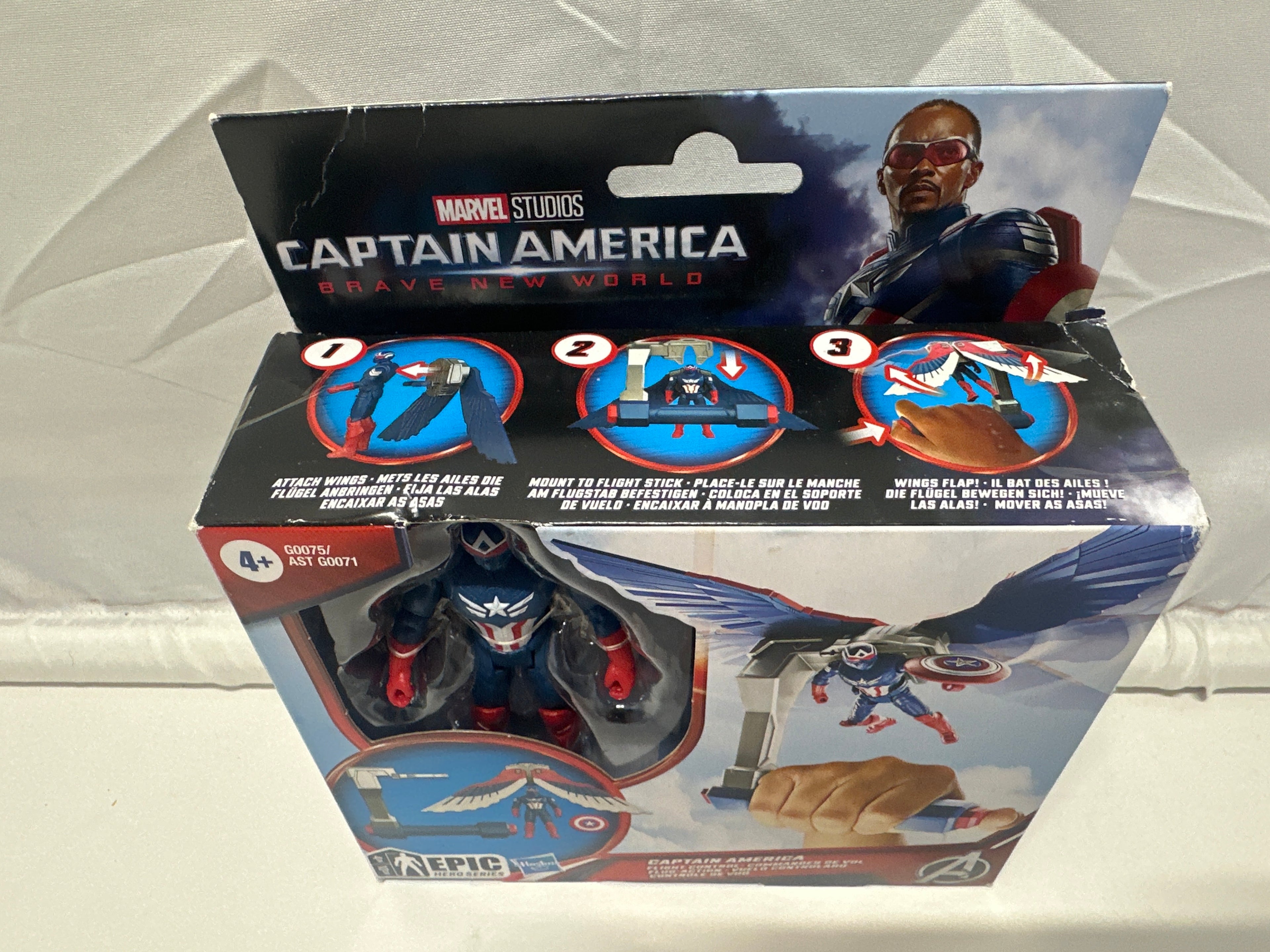 Marvel Captain America Brave New World Flight Control Figure Hasbro Epic Series