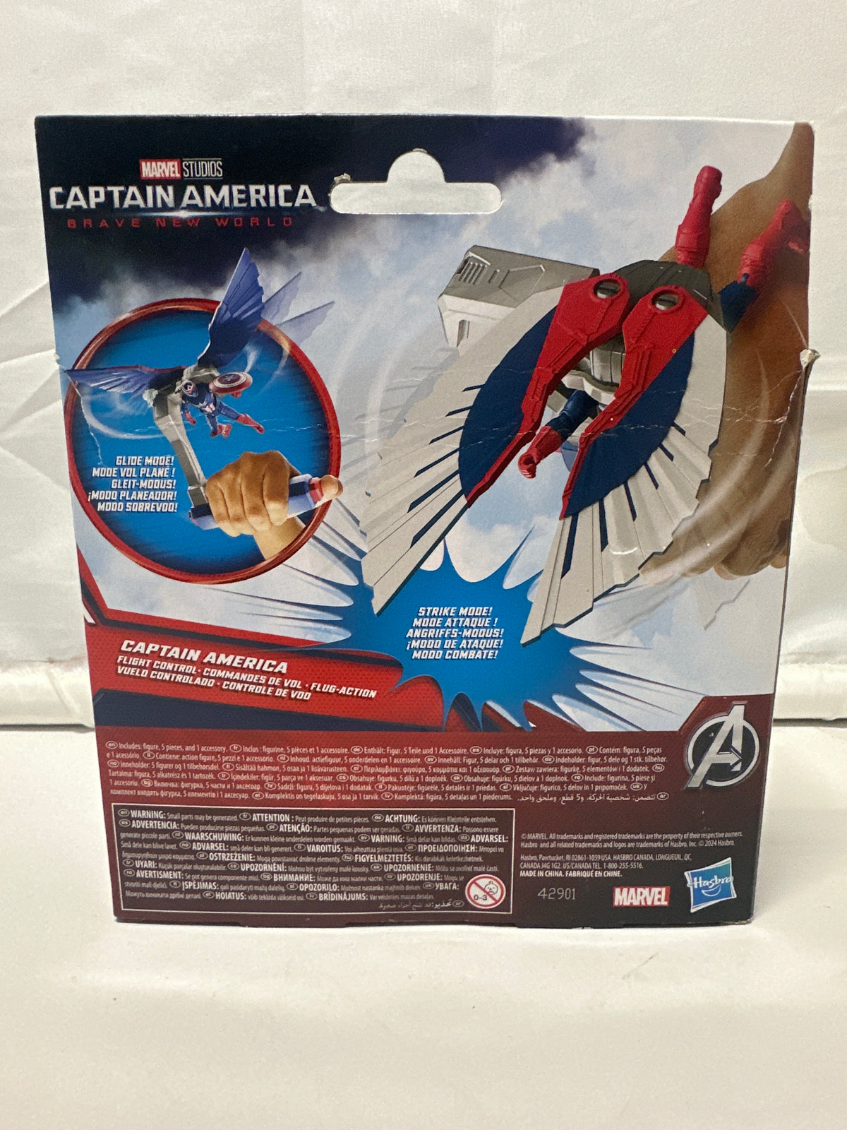 Marvel Captain America Brave New World Flight Control Figure Hasbro Epic Series