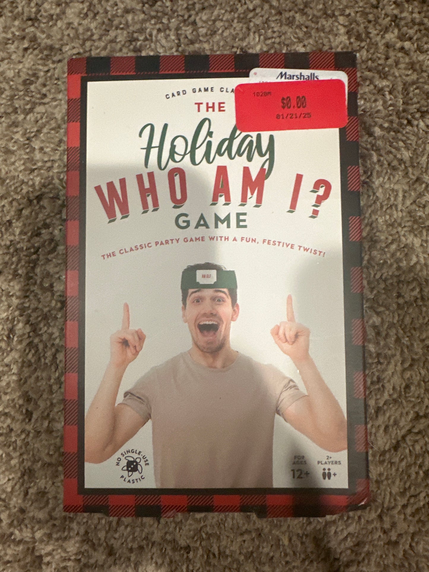The Holiday Who Am I Game Christmas Family