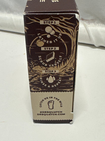 Dr. Squatch Count Sudsula Men's Natural Soap 5oz Limited Edition Light Grit