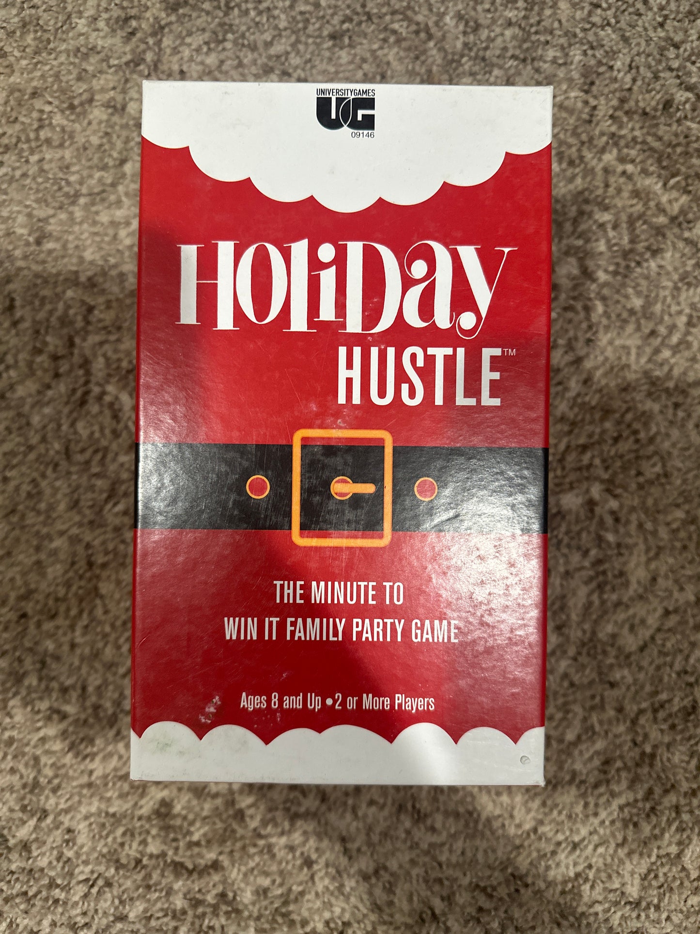 University Games, Holiday Hustle Team Challenge Game with Five Categories, for 4 or More Players