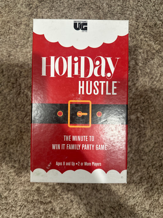 University Games, Holiday Hustle Team Challenge Game with Five Categories, for 4 or More Players