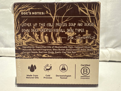 Dr. Squatch Count Sudsula Men's Natural Soap 5oz Limited Edition Light Grit