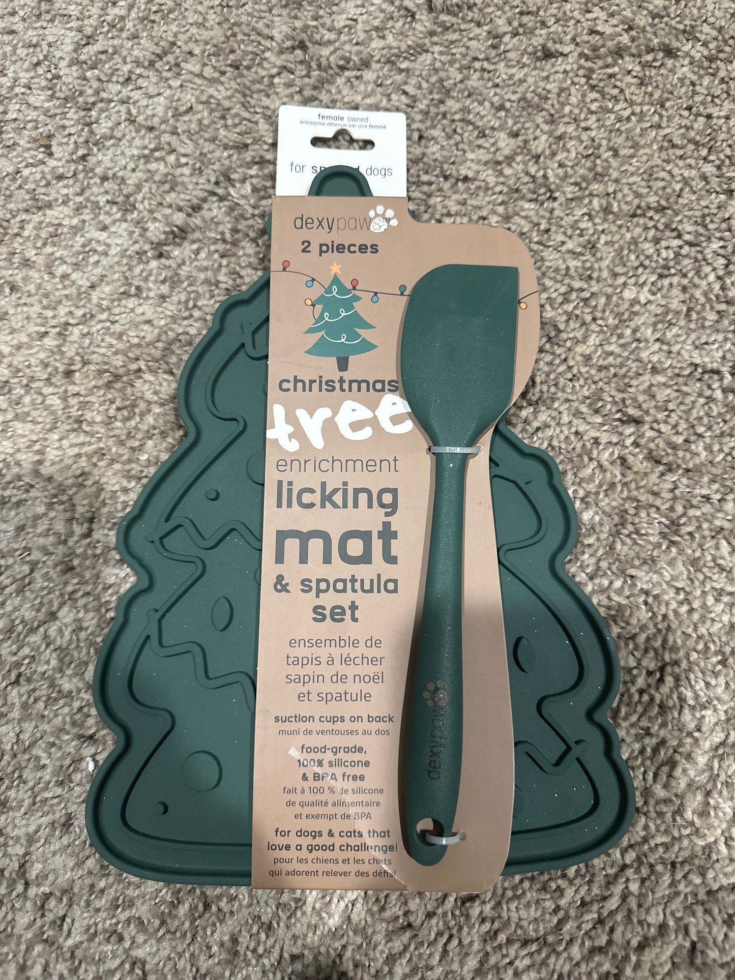 Dexypaw Christmas trees Licking mat