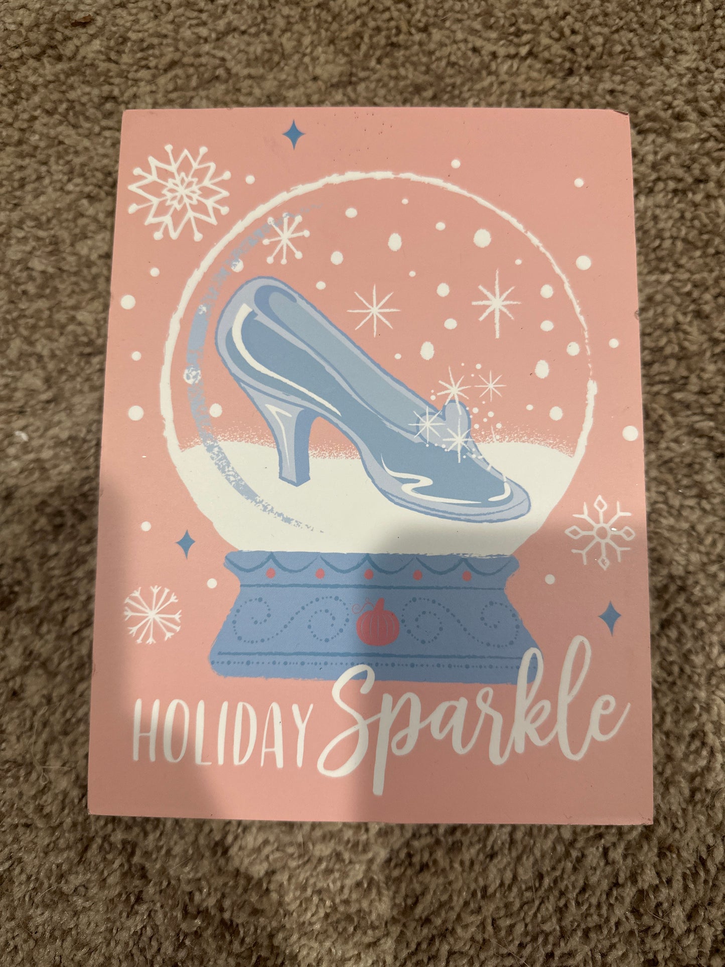 Disney Holiday Sparkle Wooden Picture