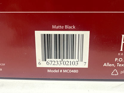 Original MantleClip Matte Black Stocking Holders 4 Pack Christmas Mantel