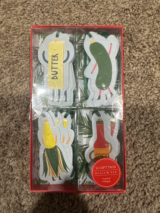 Food gift tags