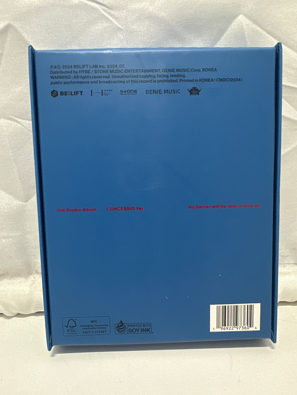 ENHYPEN Romance Untold Concessio Version Album CD Photobook Blue K-Pop