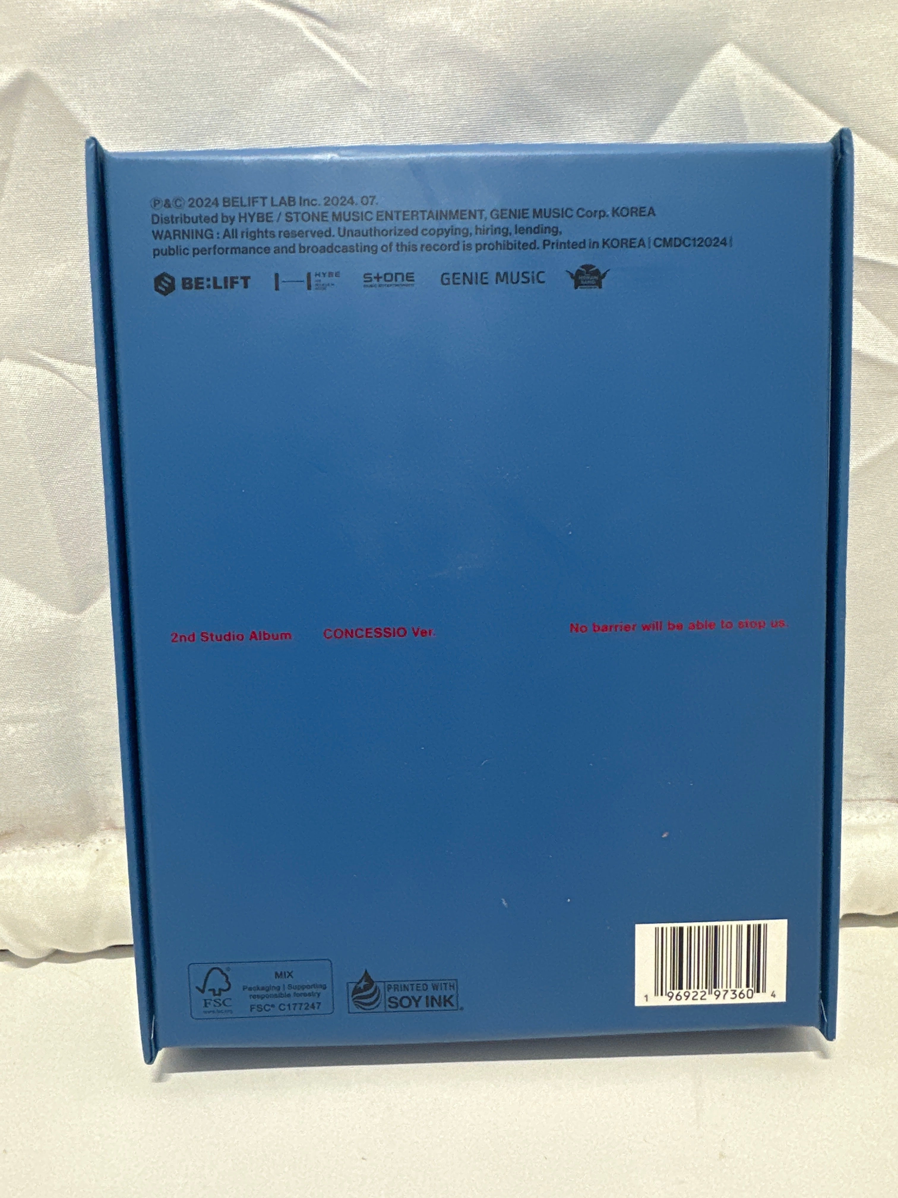 ENHYPEN Romance Untold Concessio Version Album CD Photobook Blue K-Pop