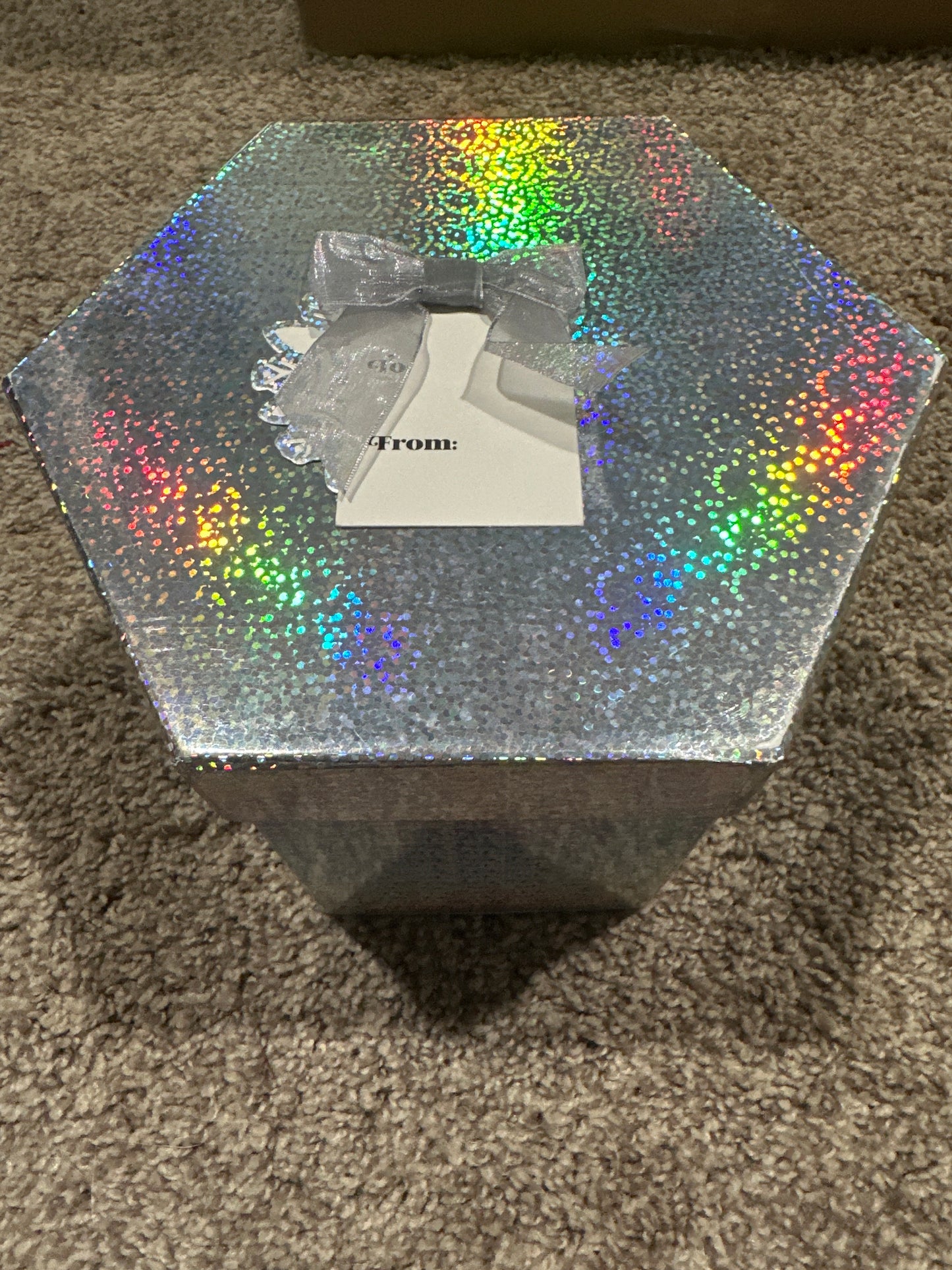 Silver Hexagon Box