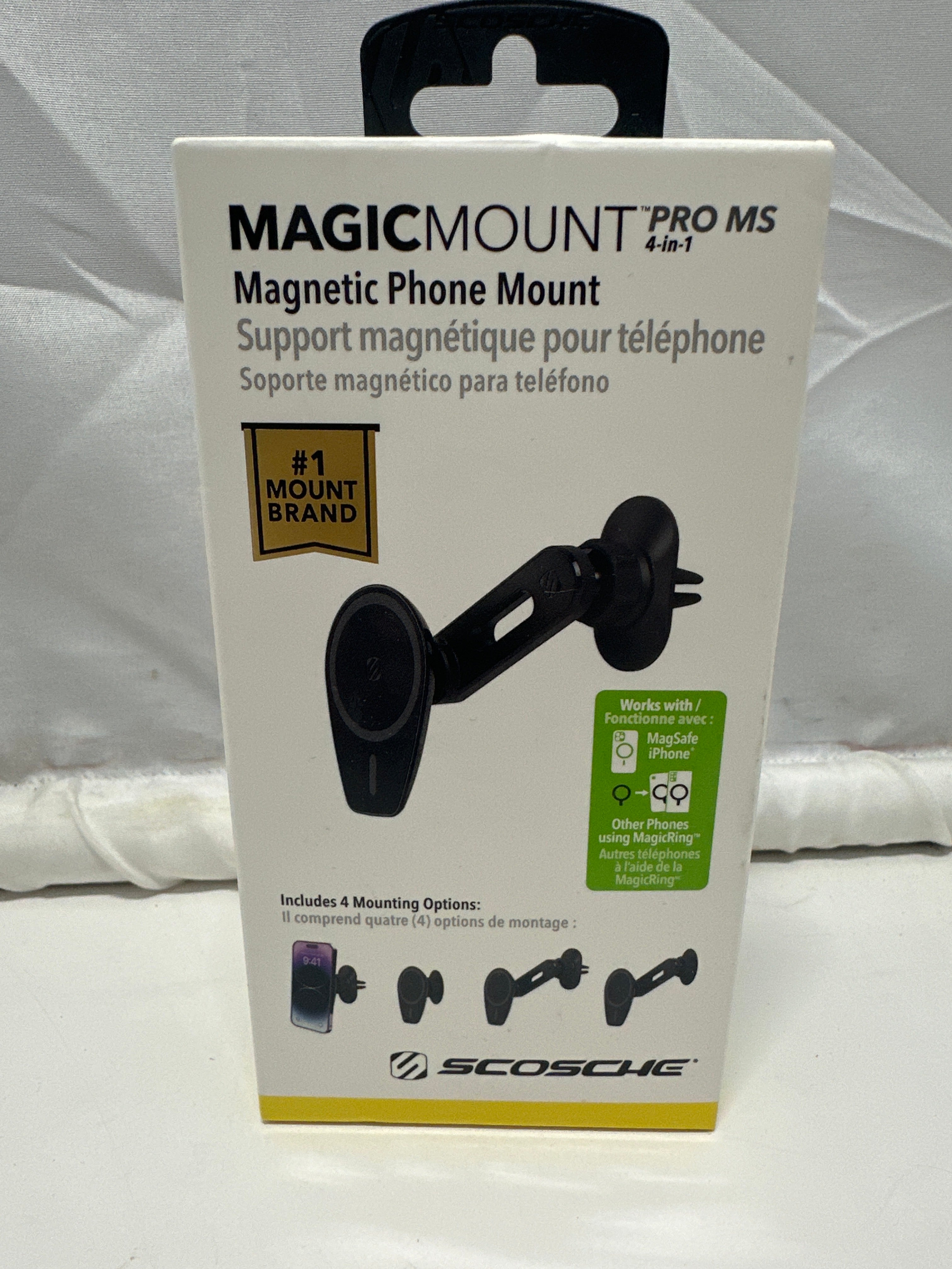 Scosche MagicMount Pro MS 4-in-1 Magnetic Phone Mount