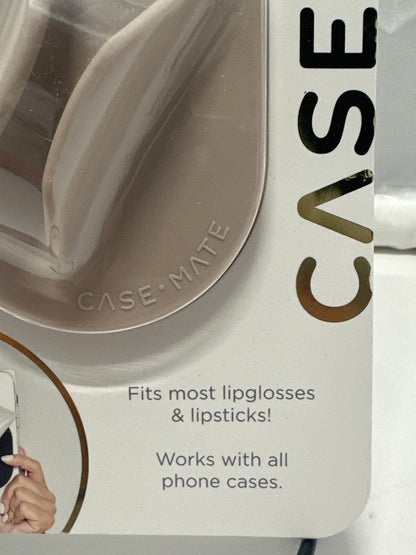 Case-Mate Lip Gloss Holder Adhesive Phone Case Accessory Beige