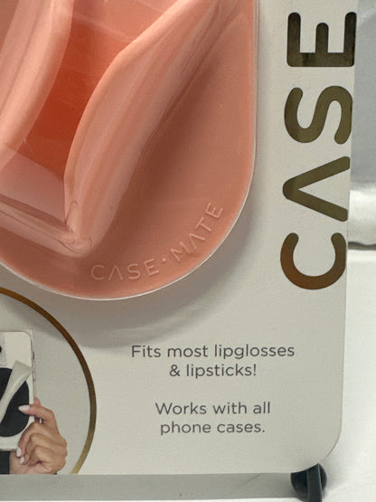 Case-Mate Lip Gloss Holder Adhesive Phone Case Accessory Peach