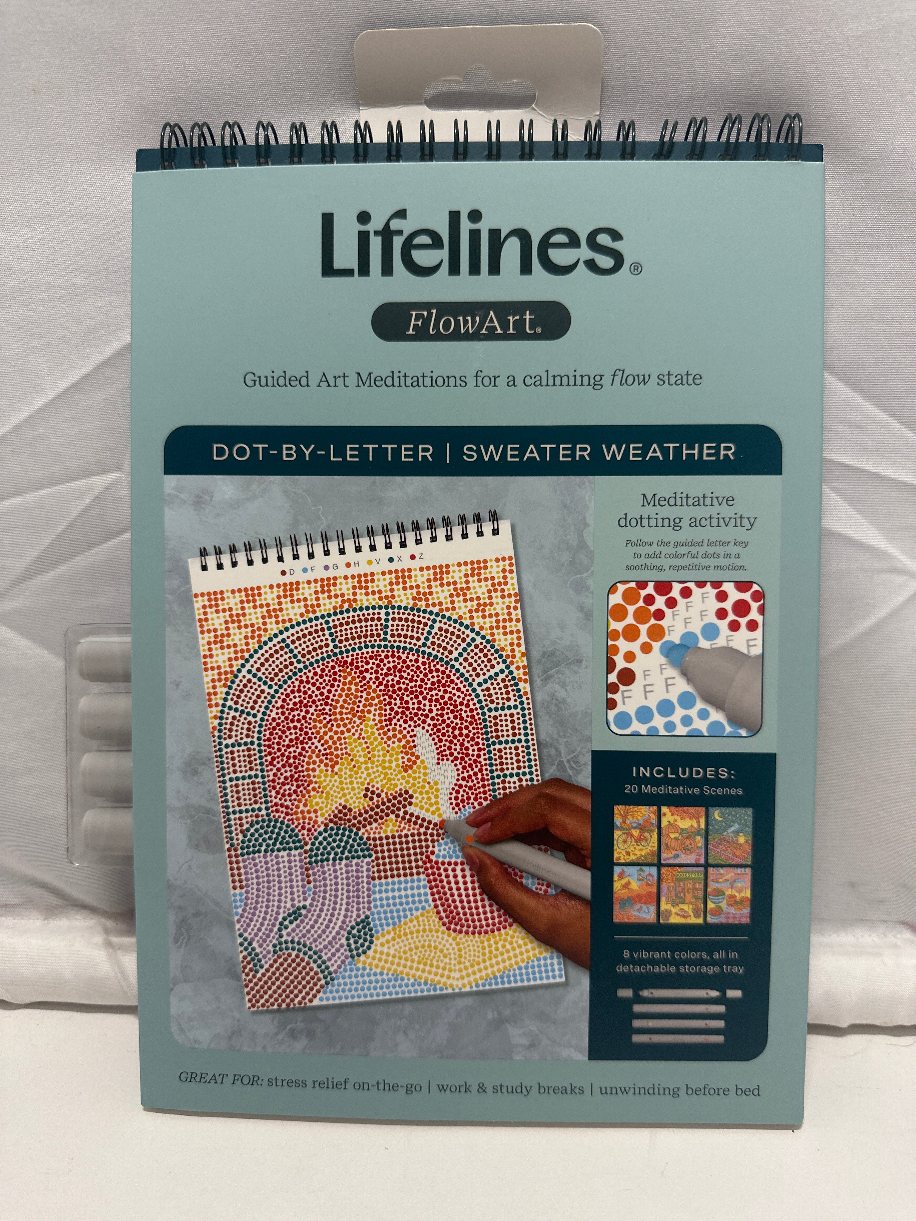 Lifelines FlowArt Dot-by-Letter Sweater Weather Art Kit