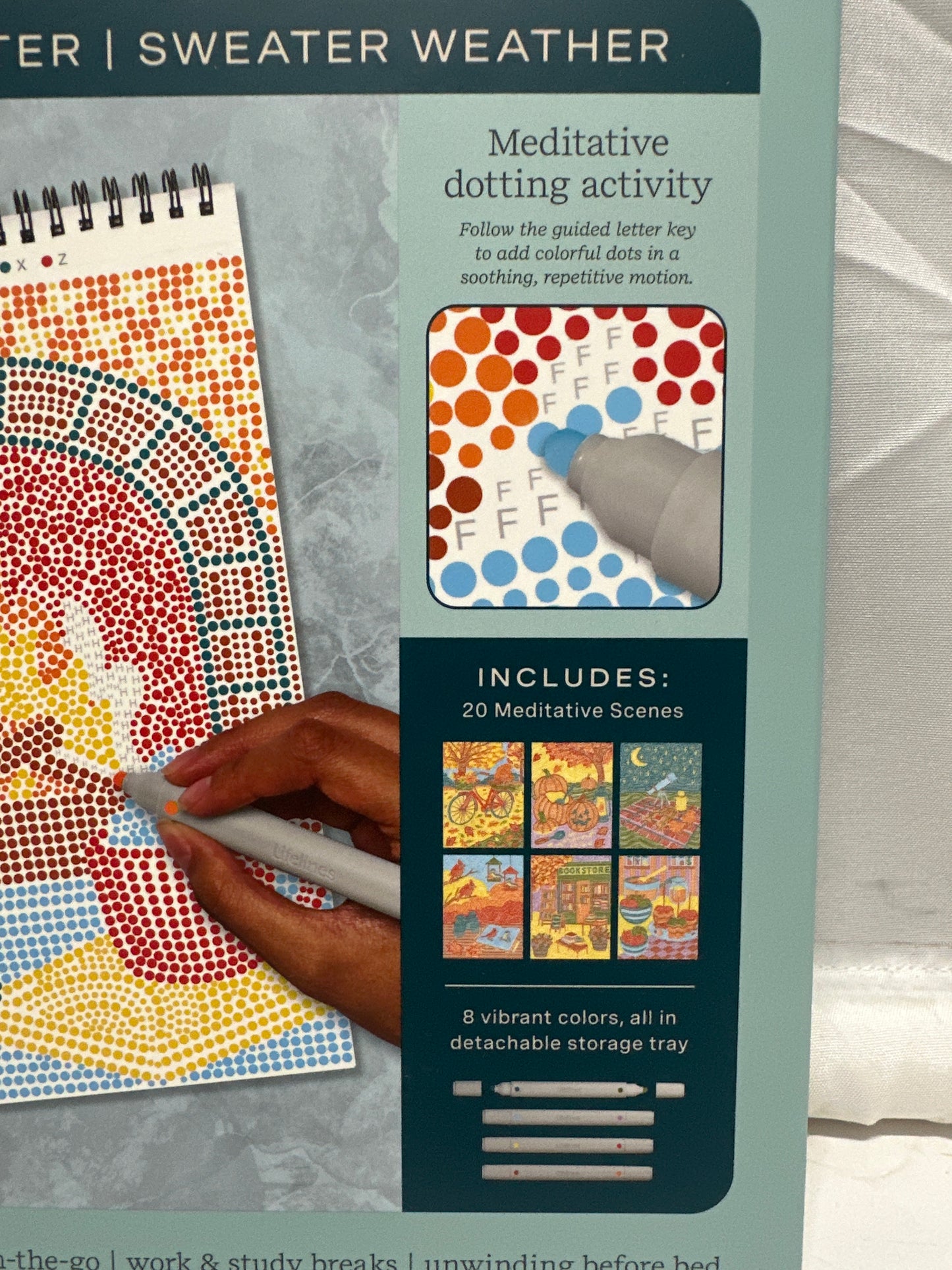 Lifelines FlowArt Dot-by-Letter Sweater Weather Art Kit
