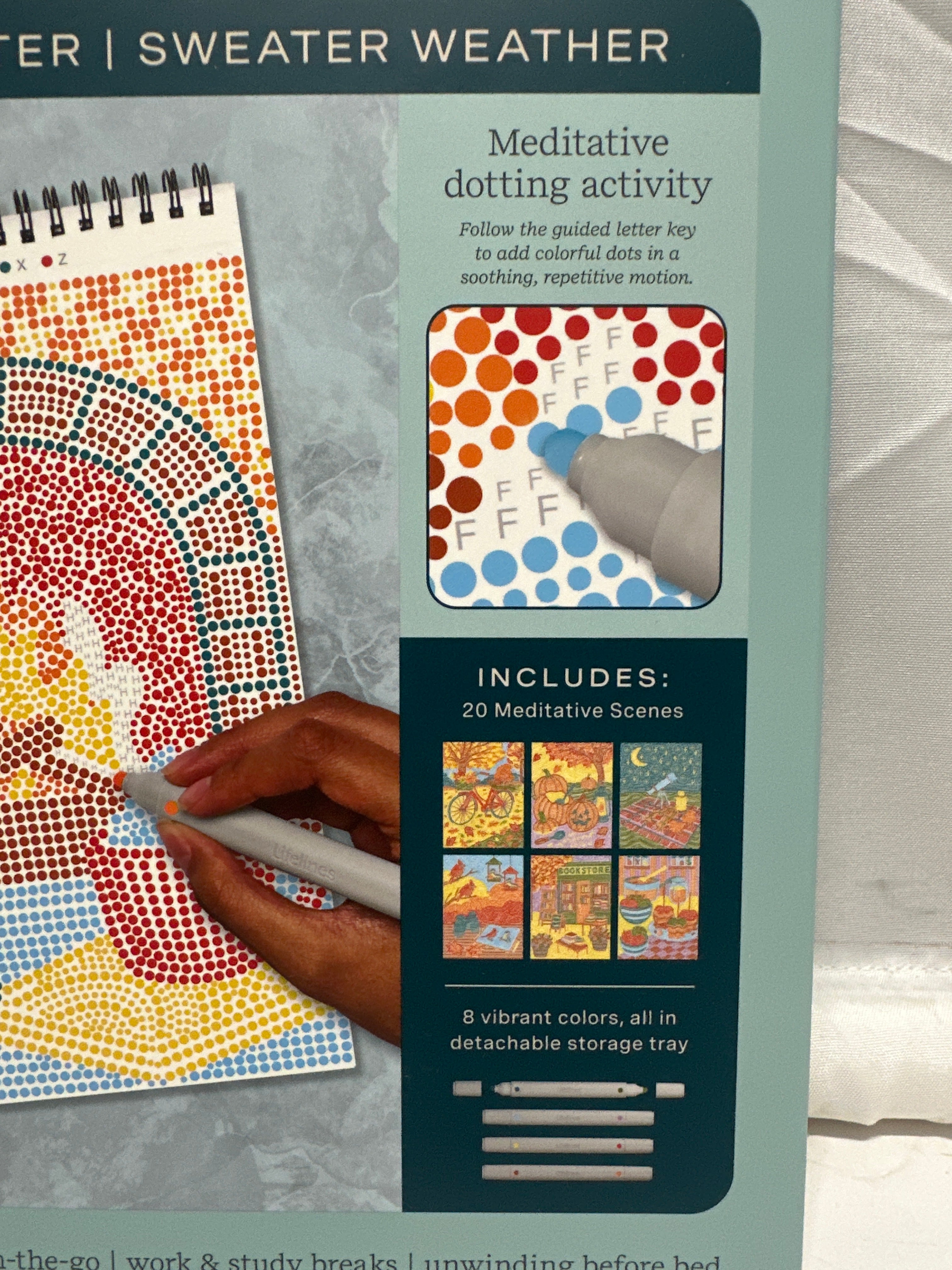 Lifelines FlowArt Dot-by-Letter Sweater Weather Art Kit