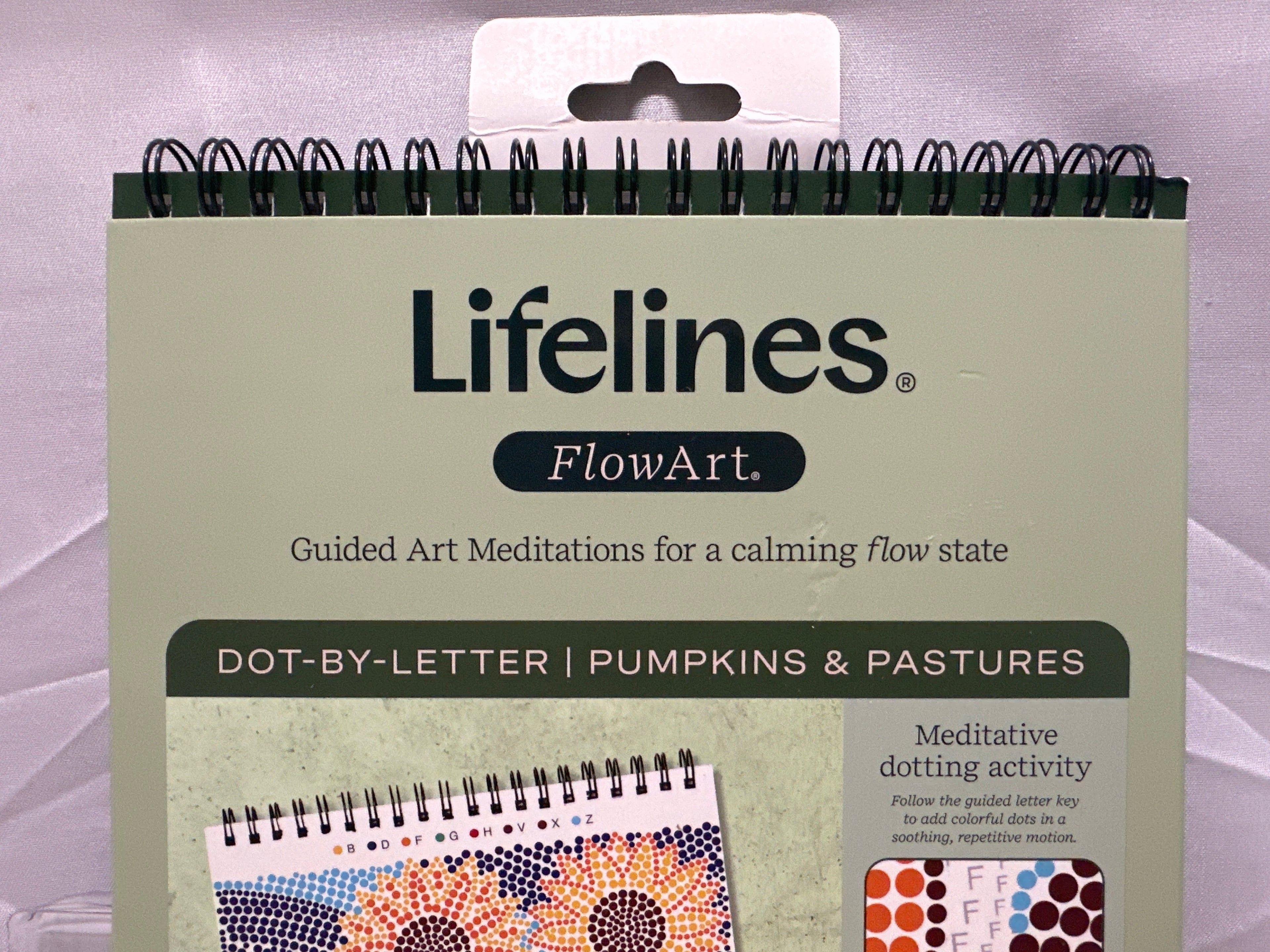 Lifelines FlowArt Dot-by-Letter Pumpkins & Pastures Meditation Art Kit