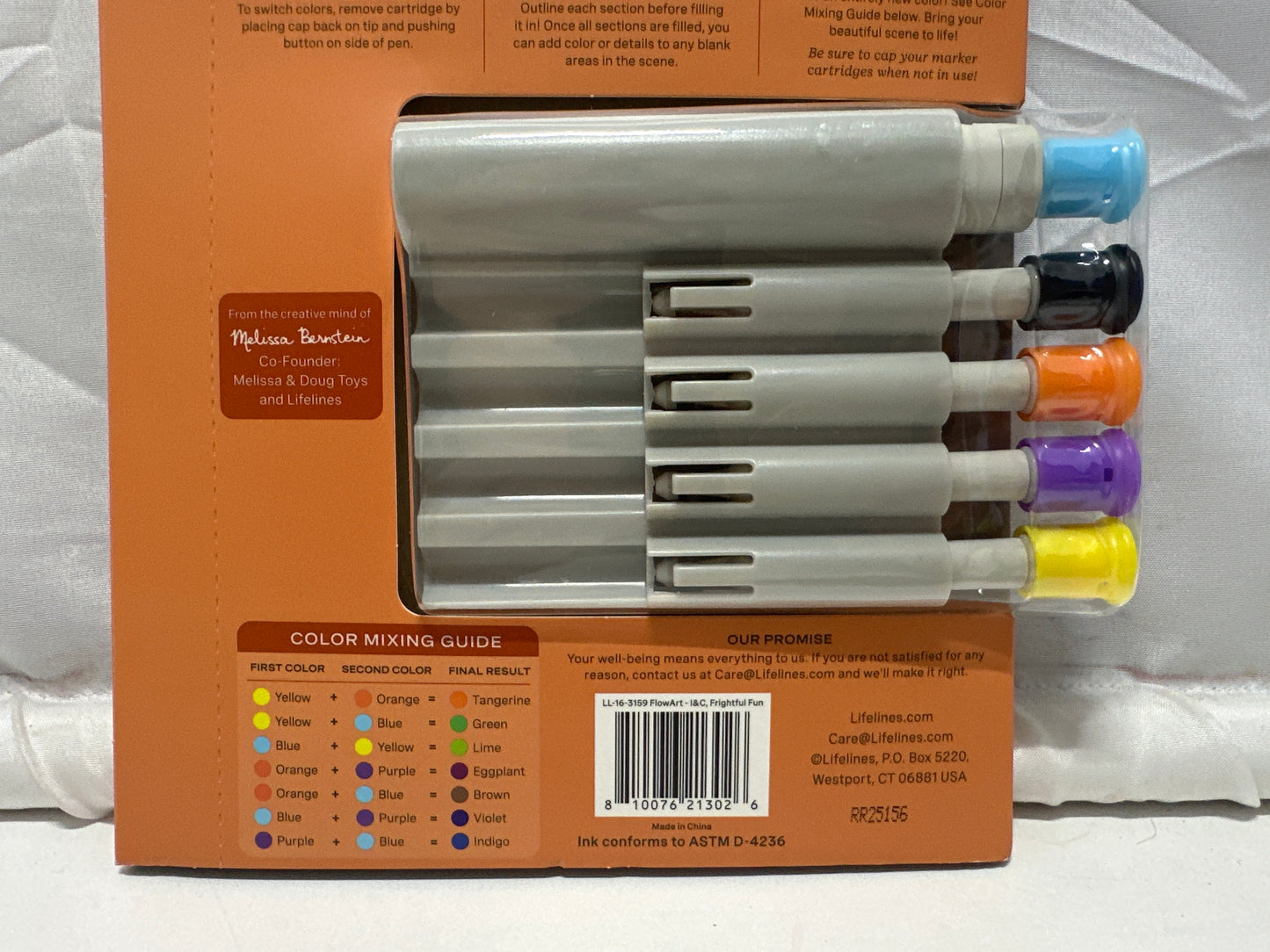 Lifelines FlowArt Illuminate & Create Frightful Fun Hidden Image Art Kit