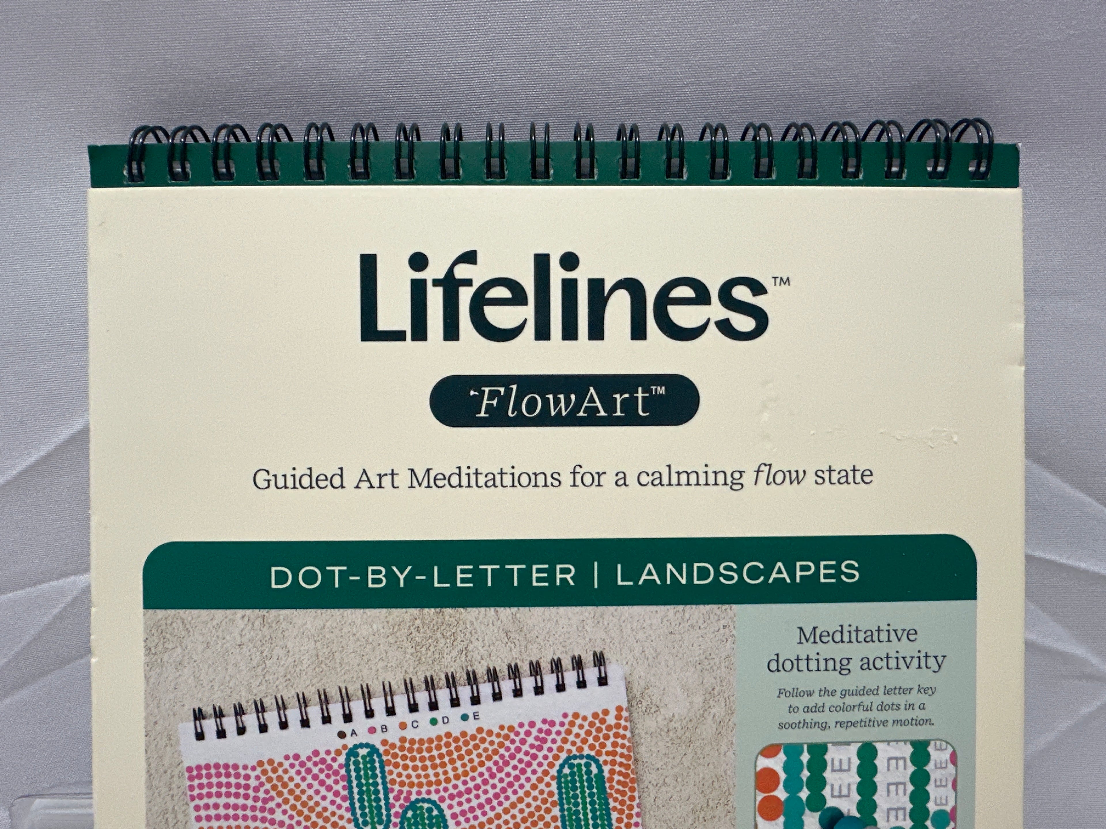 Lifelines FlowArt Dot-By-Letter Landscapes Art Kit
