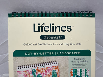 Lifelines FlowArt Dot-By-Letter Landscapes Art Kit