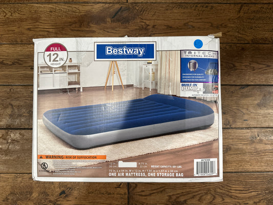 Bestway® Tritech Air Mattress Full 12 with Built-in AC Pump