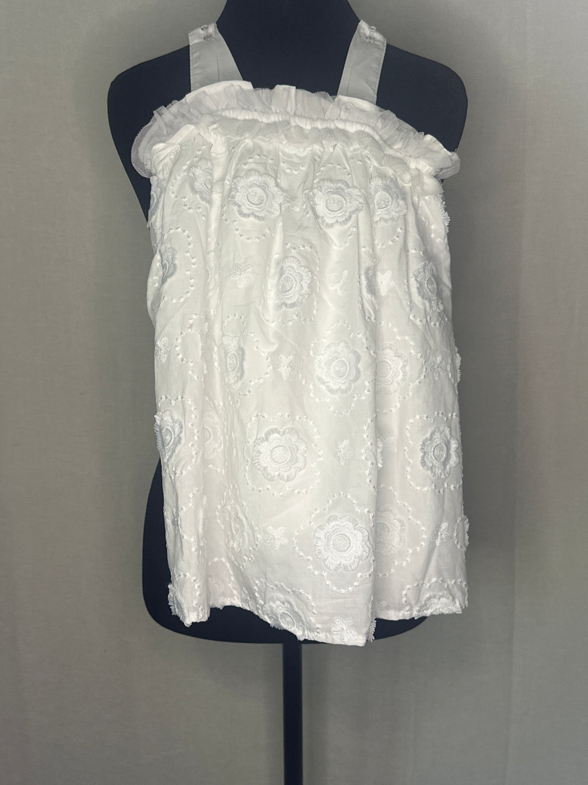 Toddler Girls' Floral Dress - Cat & Jack™ White-3T
