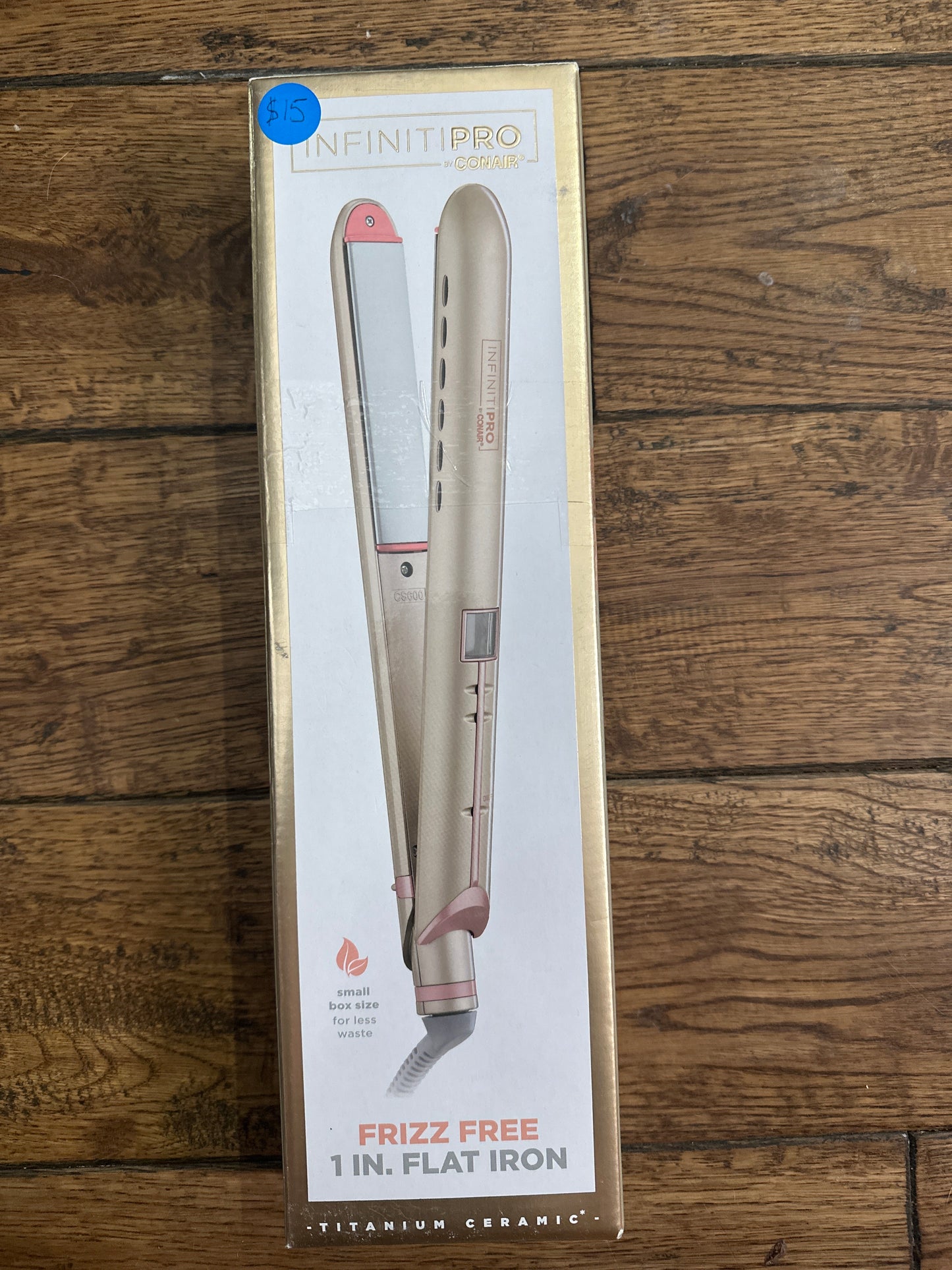 Conair InfinitiPRO Frizz-Free Titanium Ceramic 1" Flat Iron